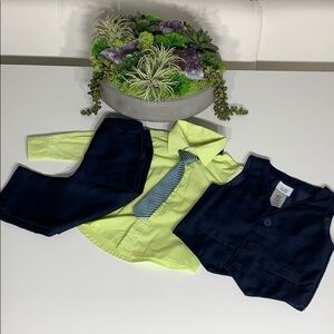 Special edition 3 piece suit and tie shirt vest pants infant boy 18 month